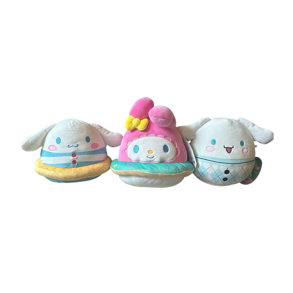 Squishmallow My Melody and Cinnamoroll Plush Bundle 6"